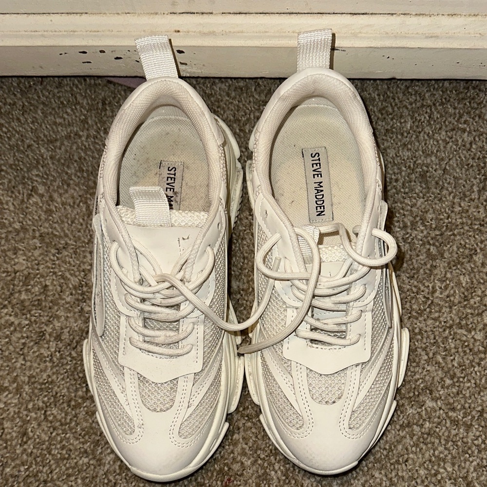 Steve Madden White Sneakers